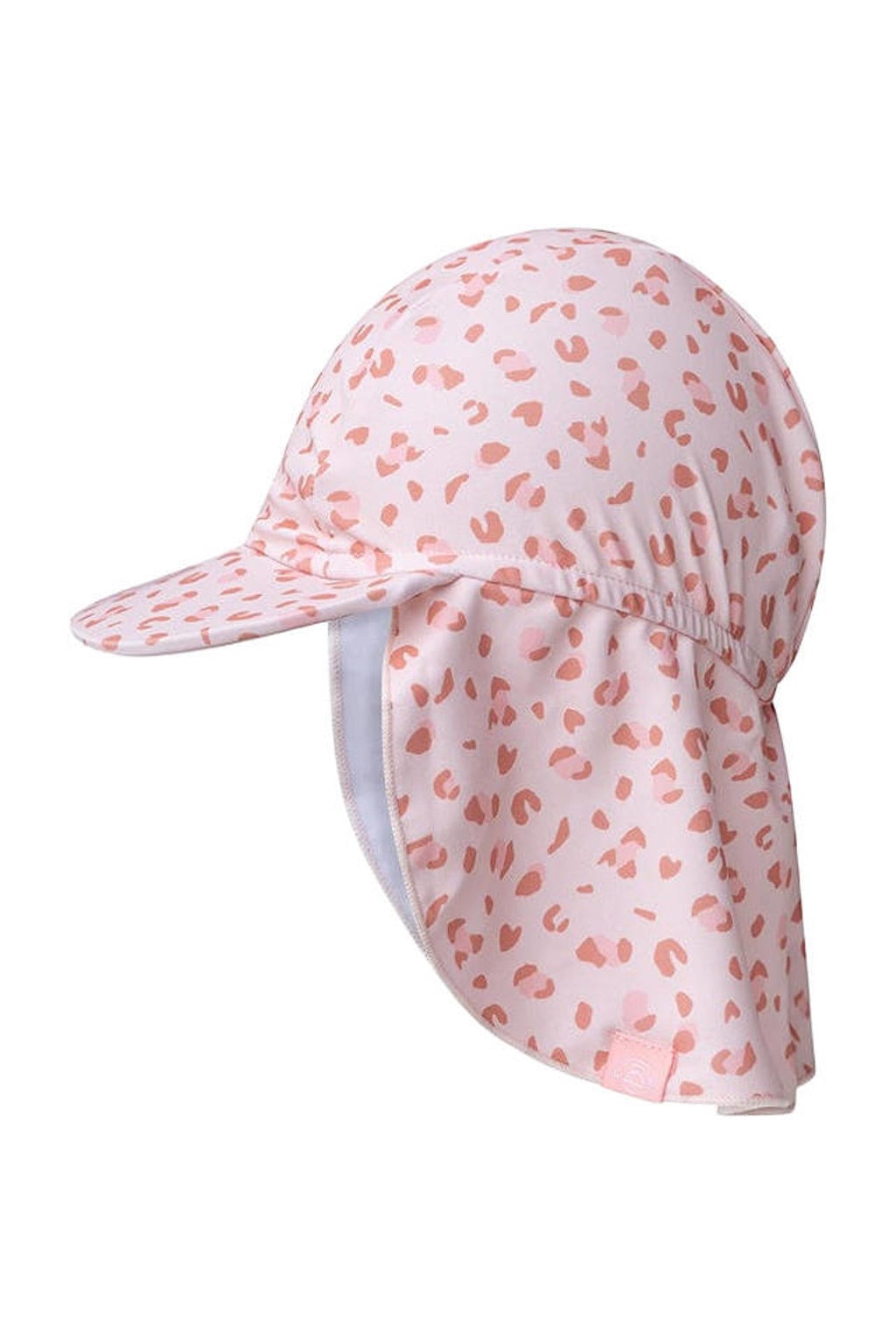Swim Essentials zonnehoed met panterprint roze