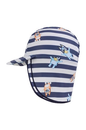 UV zonnehoed Bluey blauw/wit