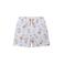 Swim Essentials zwemshort met all over print wit/blauw/bruin