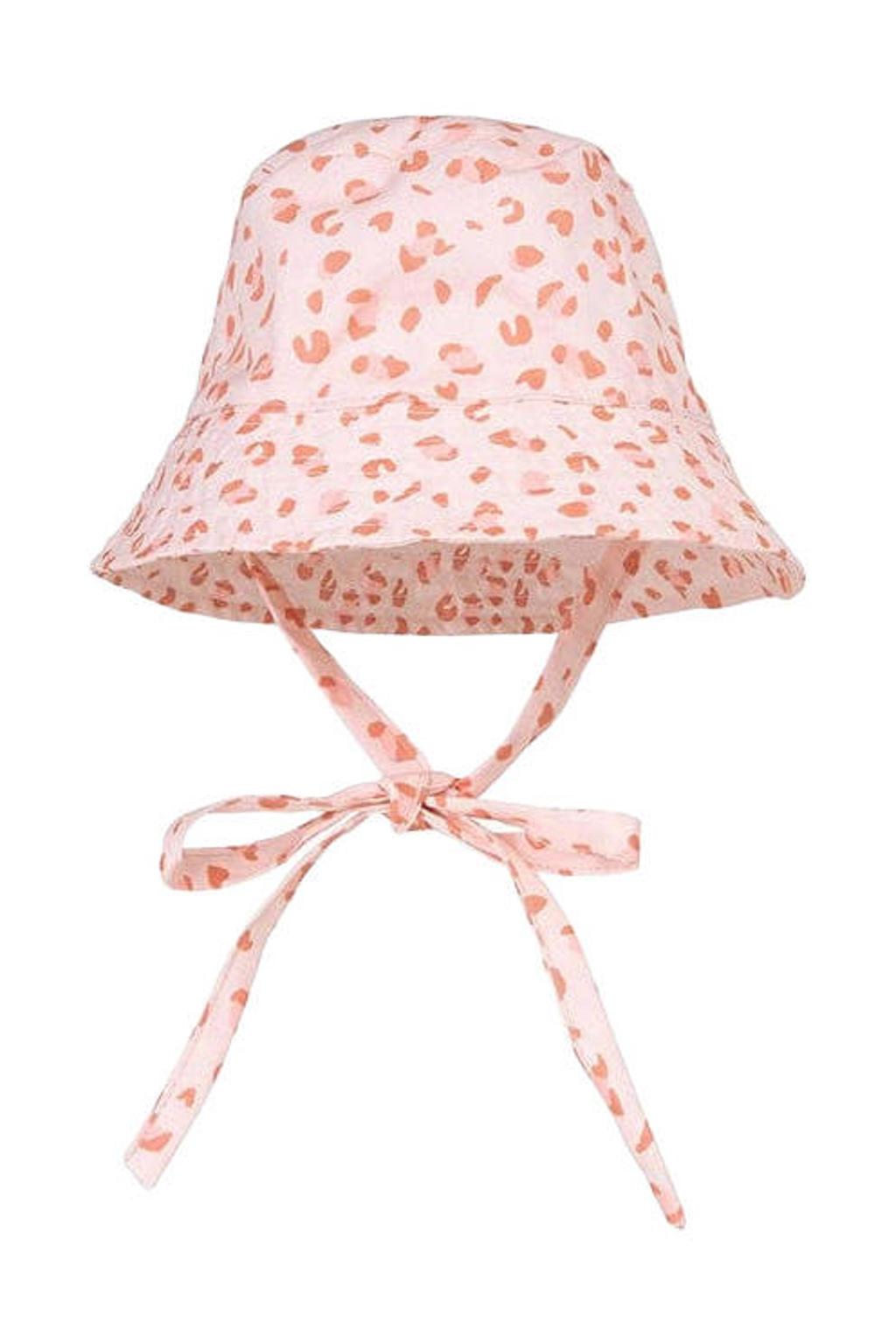 Swim Essentials zonnehoed met panterprint roze