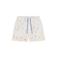 Swim Essentials zwemshort met all over print ecru/blauw