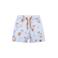 Swim Essentials zwemshort met print - lichtblauw/bruin