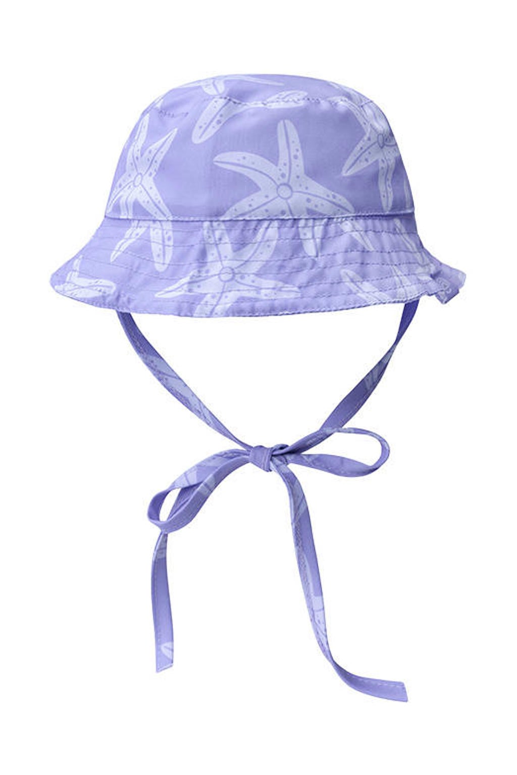 Swim Essentials zonnehoed met all over print lila