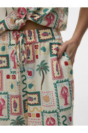 thumbnail: VERO MODA high waist casual broek multi