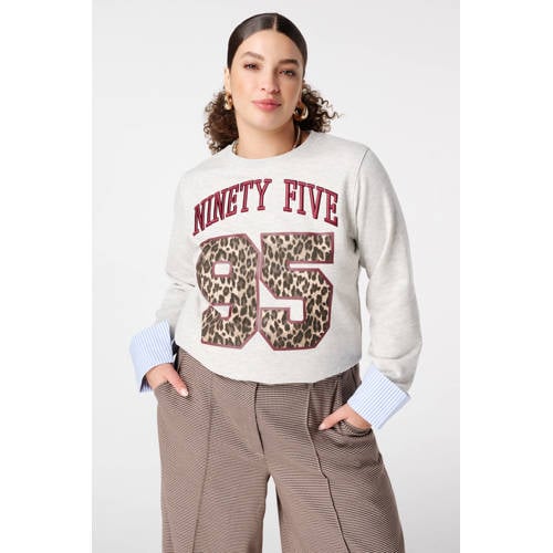MS Mode sweater ecru afbeelding