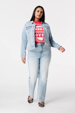 spijkerjas light blue denim