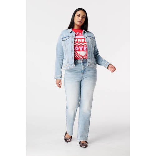 MS Mode spijkerjas light blue denim afbeelding