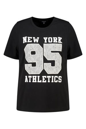 T-shirt zwart