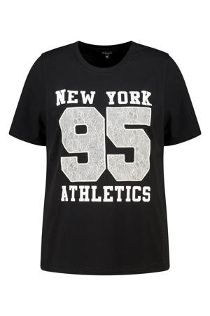 T-shirt zwart