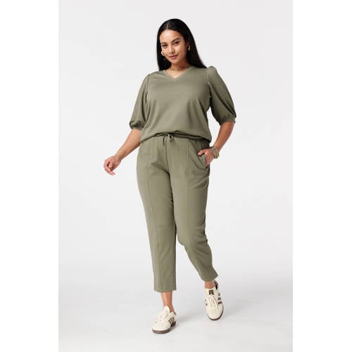 MS Mode top kaki afbeelding