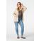 MS Mode gebreid vest zand