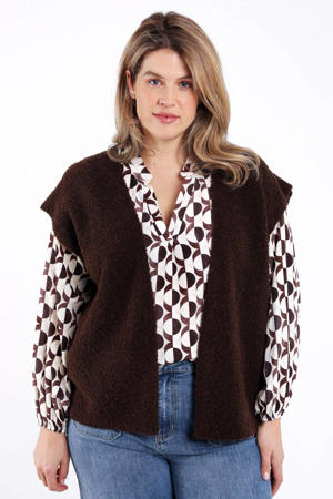 gilet bruin
