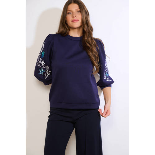 LOLALIZA sweater donkerblauw afbeelding