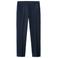 Mango Kids linnen pantalon marineblauw