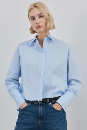 blouse lichtblauw
