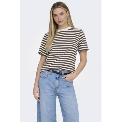 ONLY gestreepte T-shirt afbeelding