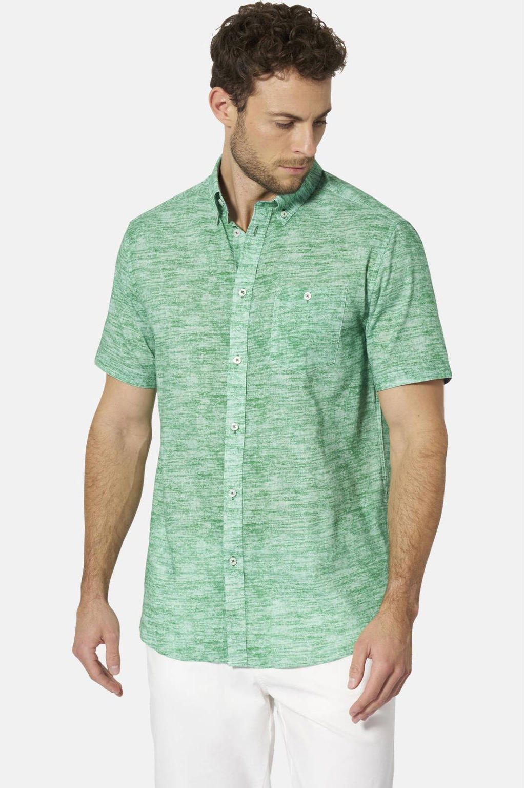 Babista regular fit overhemd Plus Size +FIT Collectie - groen