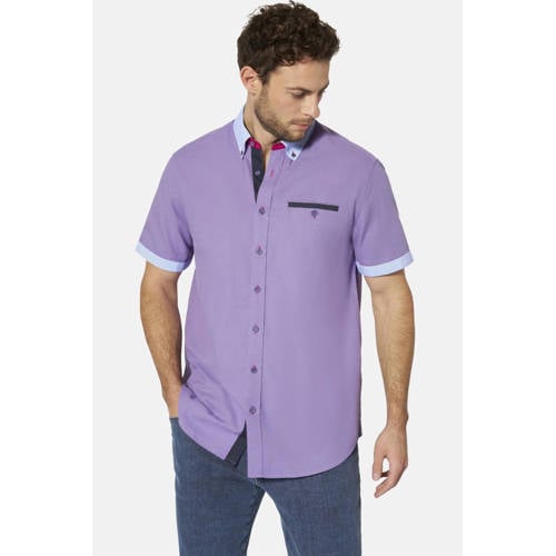 Babista regular casual overhemd lila afbeelding