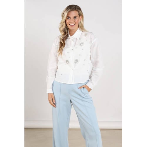 NUKUS blouse met pailletten afbeelding