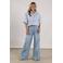 NUKUS high waist flared jeans lichtblauw