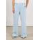 NUKUS wide leg high waist broek lichtblauw