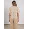 NUKUS gebloemde top beige