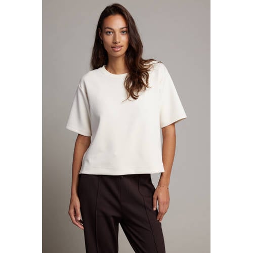 Pink Noir T-shirt wit afbeelding