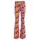 LOOXS little regular waist gebloemde flared broek rood