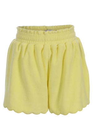 regular waist sweatshort geel