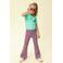 LOOXS little regular waist flared broek paars