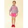 LOOXS little gestreepte T-shirt roze