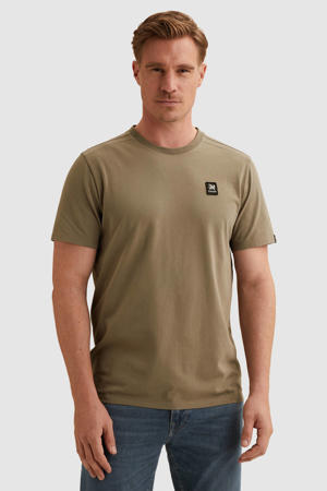 regular T-shirt kaki