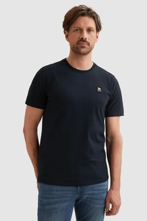 regular T-shirt donkerblauw