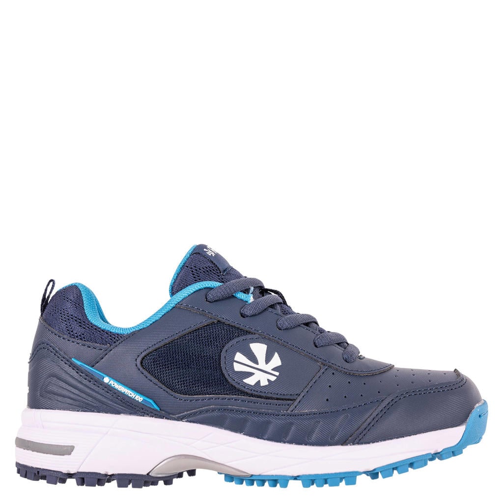 Blauwe jongens en meisjes Reece hockeyschoenen van pu/voering: mesh/voetbed: eva met klittenband