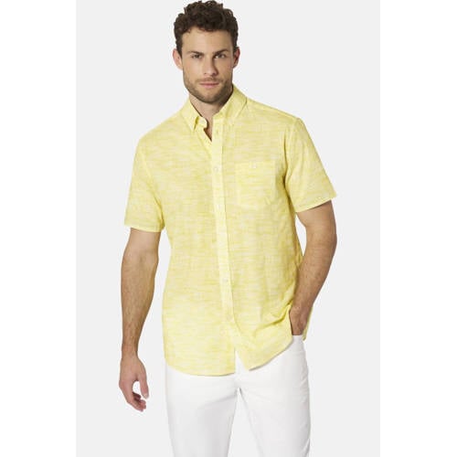 Babista regular casual overhemd geel afbeelding