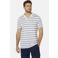 Babista regular fit gestreept T-shirt Plus Size - wit