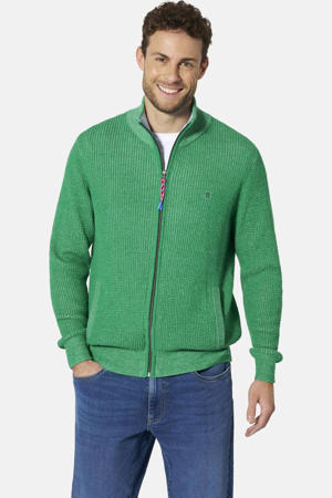 Runcati Gebreid vest voor heren, kraagloos, V-hals, cardigan, gebreid hemd, jas, lichte overgangsjas, grijs, XXL