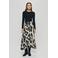MSCH Copenhagen midi rok met panterprint ecru
