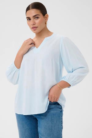 blousetop lichtblauw