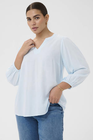 blousetop lichtblauw