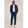 WE Fashion slim pantalon donkerblauw