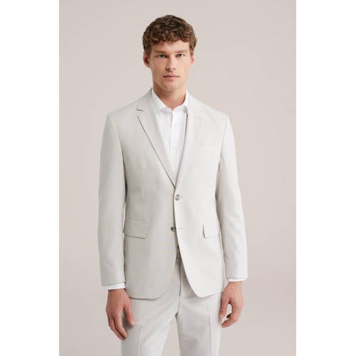 WE Fashion colbert lichtgrijs afbeelding