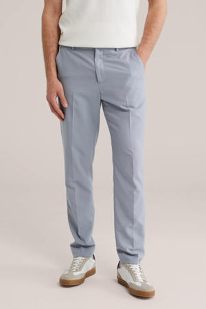 slim pantalon grijsblauw