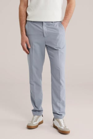 slim pantalon grijsblauw