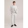 WE Fashion slim pantalon beige