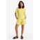 FLURESK regular waist casual short geel