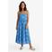 FLURESK zomerjurk blauw