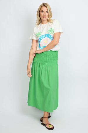 midi rok groen