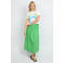 FLURESK midi rok groen