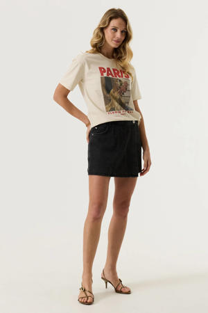skort black denim